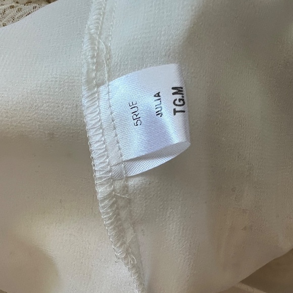 5Rue polka dot ivory short dress - Picture 6 of 7